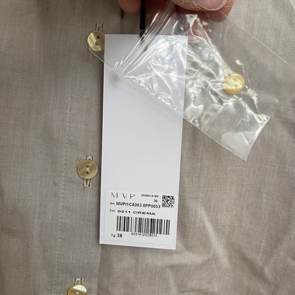 Maria Vittoria Paolillo Boxy Button Down NWT - Picture 7 of 7